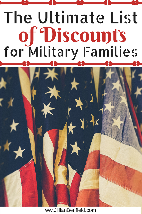 ultimate list of discounts for military families freebies