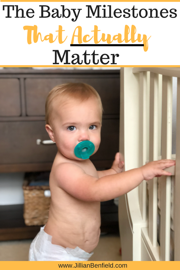 The Baby Milestones that actually matter. AD